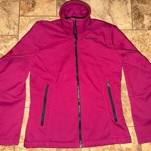 Columbia Fuchsia Full-Zip Jacket